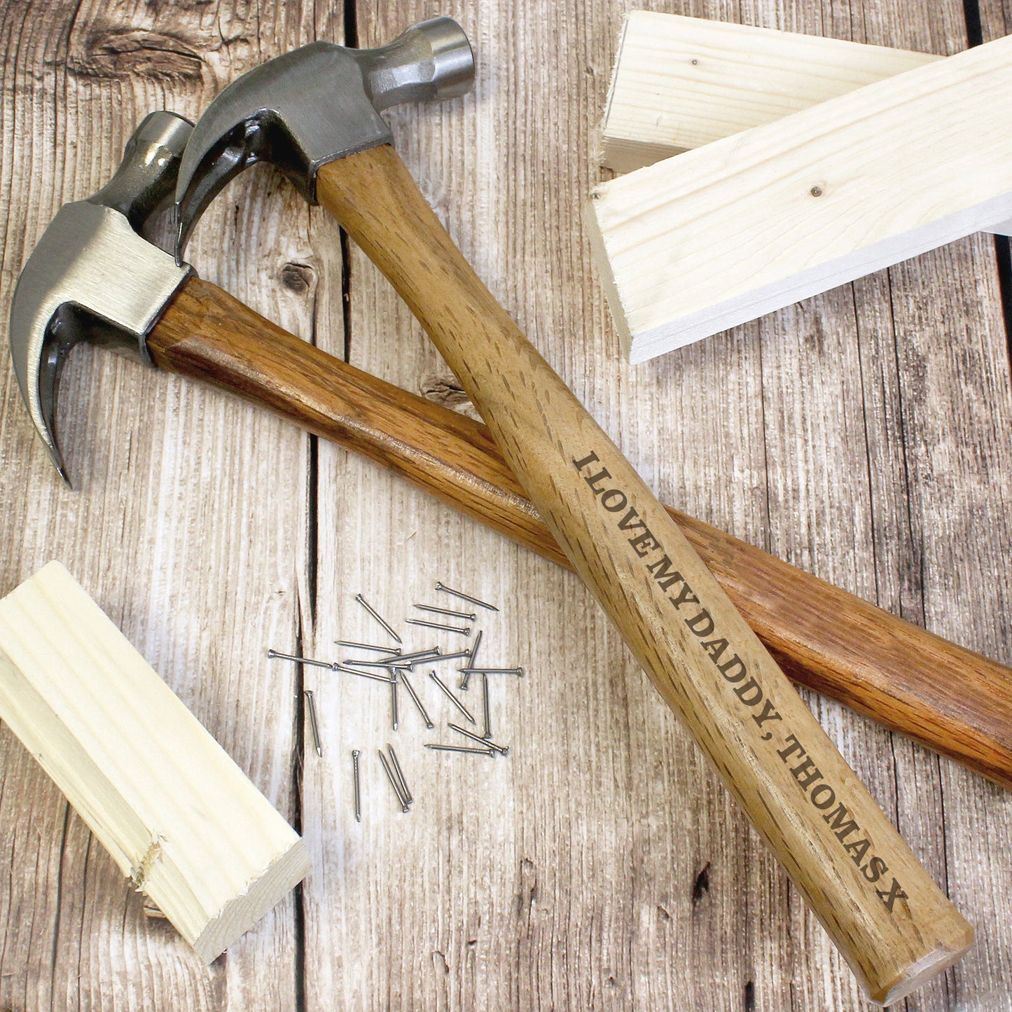 Personalised Bold Text Hammer - MK&JD Gifts