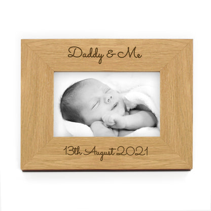 Personalised Free Text 6x4 Wooden Photo Frame - MK&JD Gifts