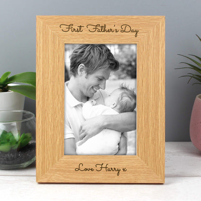 Personalised Free Text 6x4 Wooden Photo Frame - MK&JD Gifts