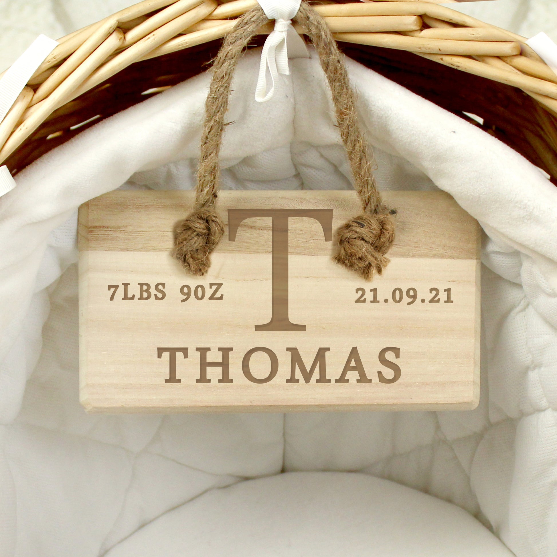 Personalised Initial Wooden Sign - MK&JD Gifts