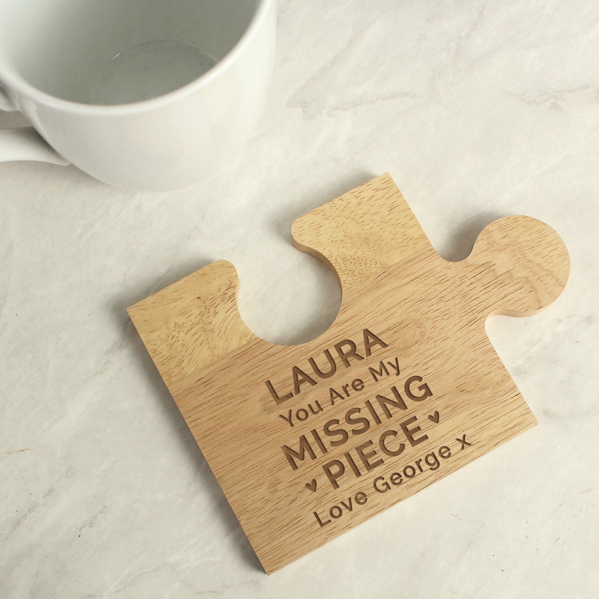 Personalised My Missing Piece Jigsaw Piece - MK&JD Gifts
