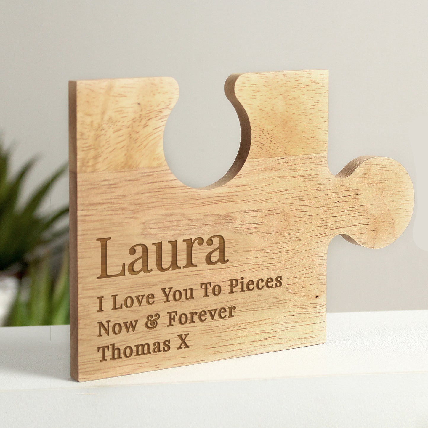Personalised Free Text Jigsaw Piece - MK&JD Gifts