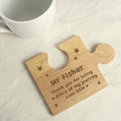Personalised Star Design Jigsaw Piece - MK&JD Gifts