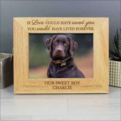 Personalised Pet Memorial 6x4 Photo Frame - MK&JD Gifts