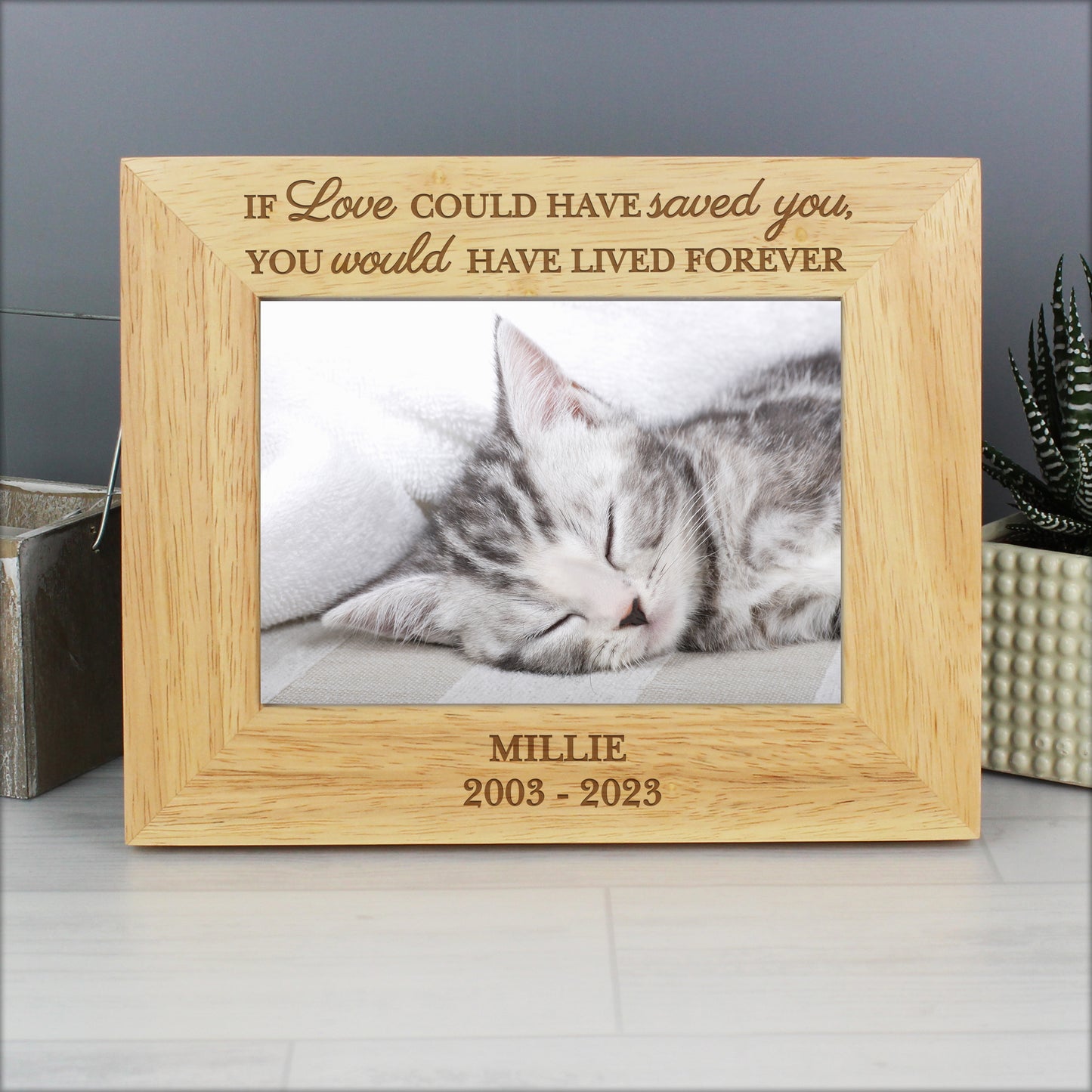 Personalised Pet Memorial 6x4 Photo Frame - MK&JD Gifts