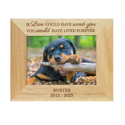 Personalised Pet Memorial 6x4 Photo Frame - MK&JD Gifts
