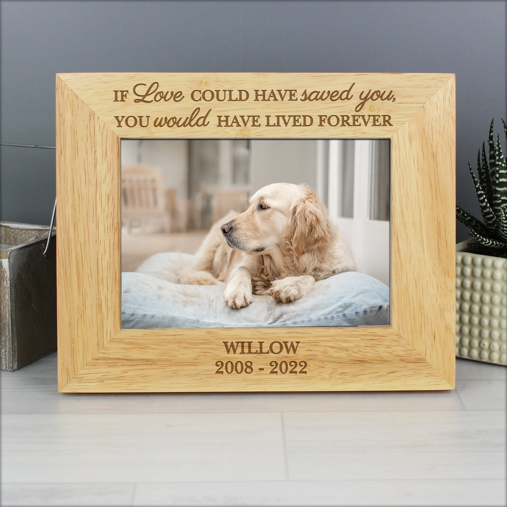 Personalised Pet Memorial 6x4 Photo Frame - MK&JD Gifts