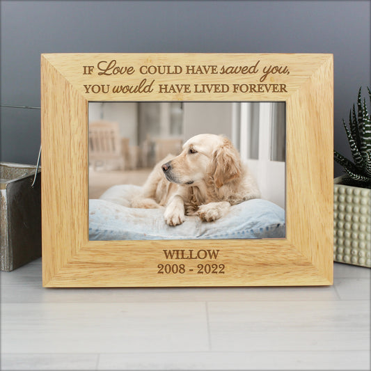 Personalised Pet Memorial 6x4 Photo Frame - MK&JD Gifts