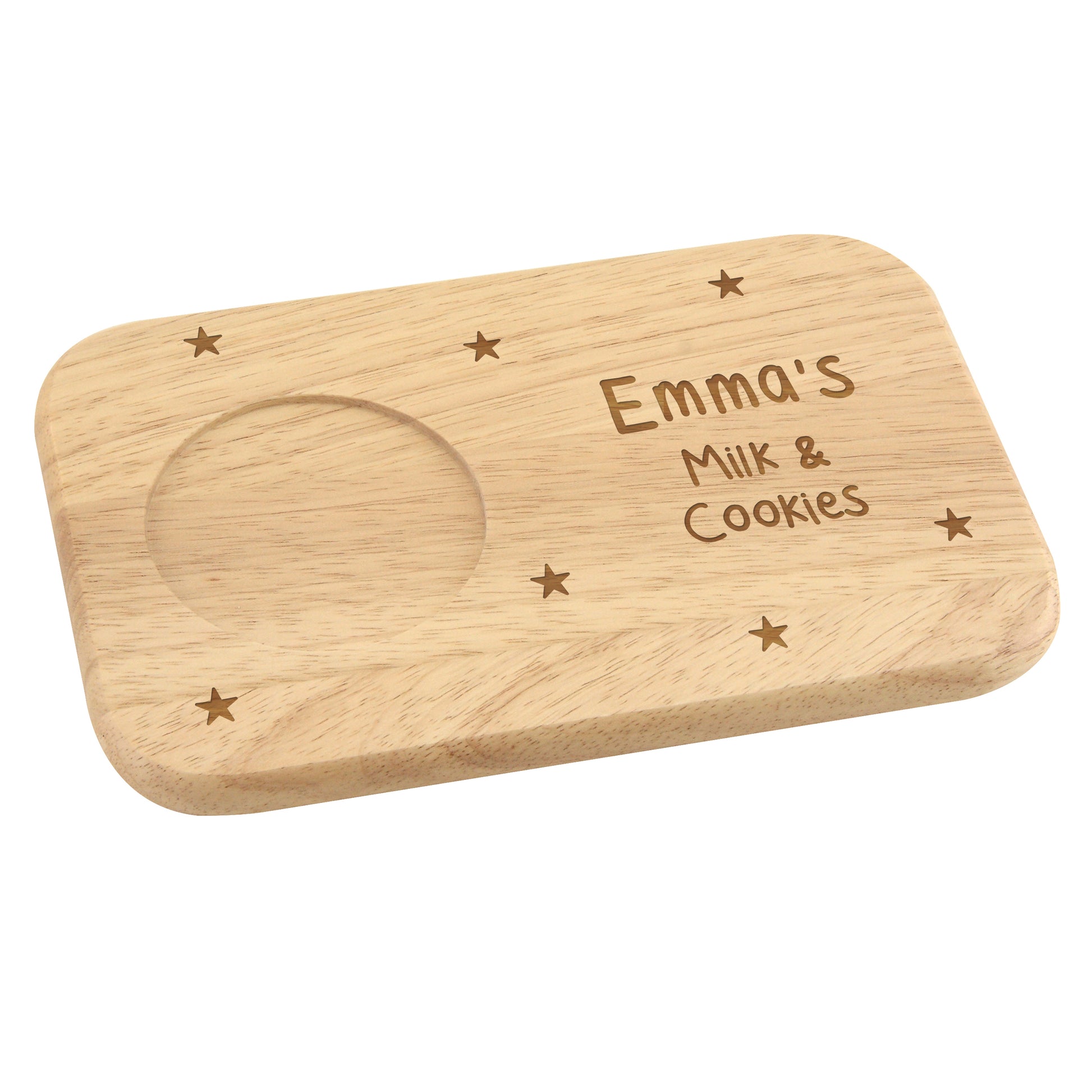 Personalised Stars Wooden Coaster Tray - MK&JD Gifts