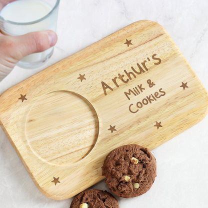 Personalised Stars Wooden Coaster Tray - MK&JD Gifts