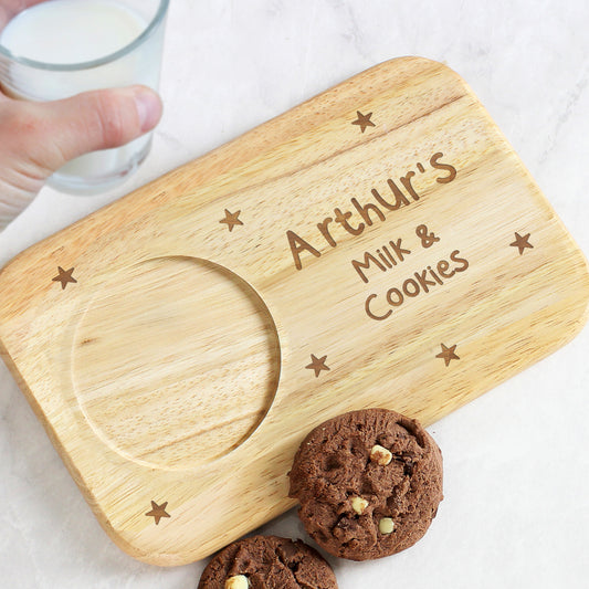 Personalised Stars Wooden Coaster Tray - MK&JD Gifts