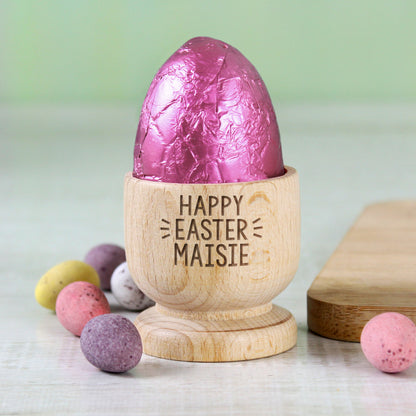 Personalised Wooden Egg Cup - MK&JD Gifts