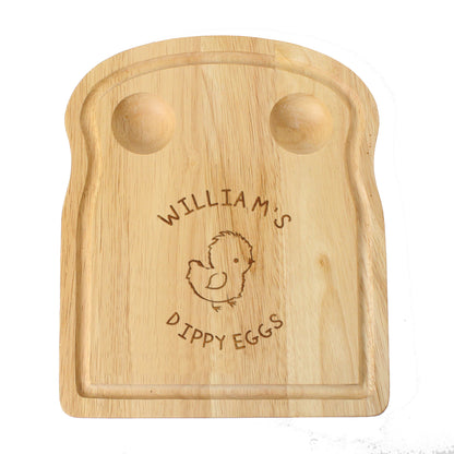 Personalised Chick Egg & Toast Board - MK&JD Gifts