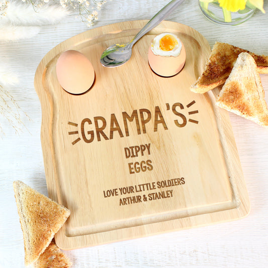 Personalised Free Text Egg & Toast Board - MK&JD Gifts