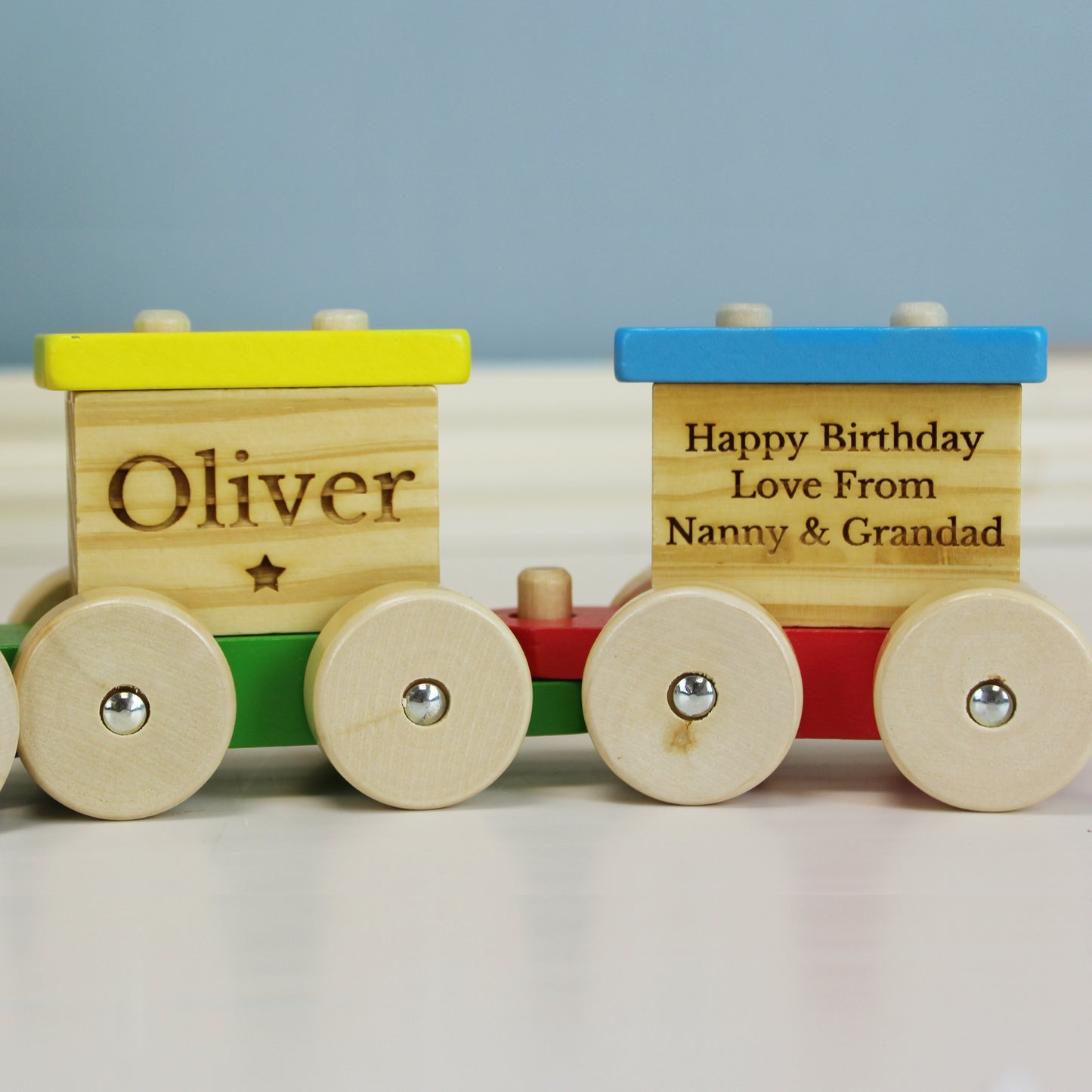 Personalised Wooden Toy Train - MK&JD Gifts