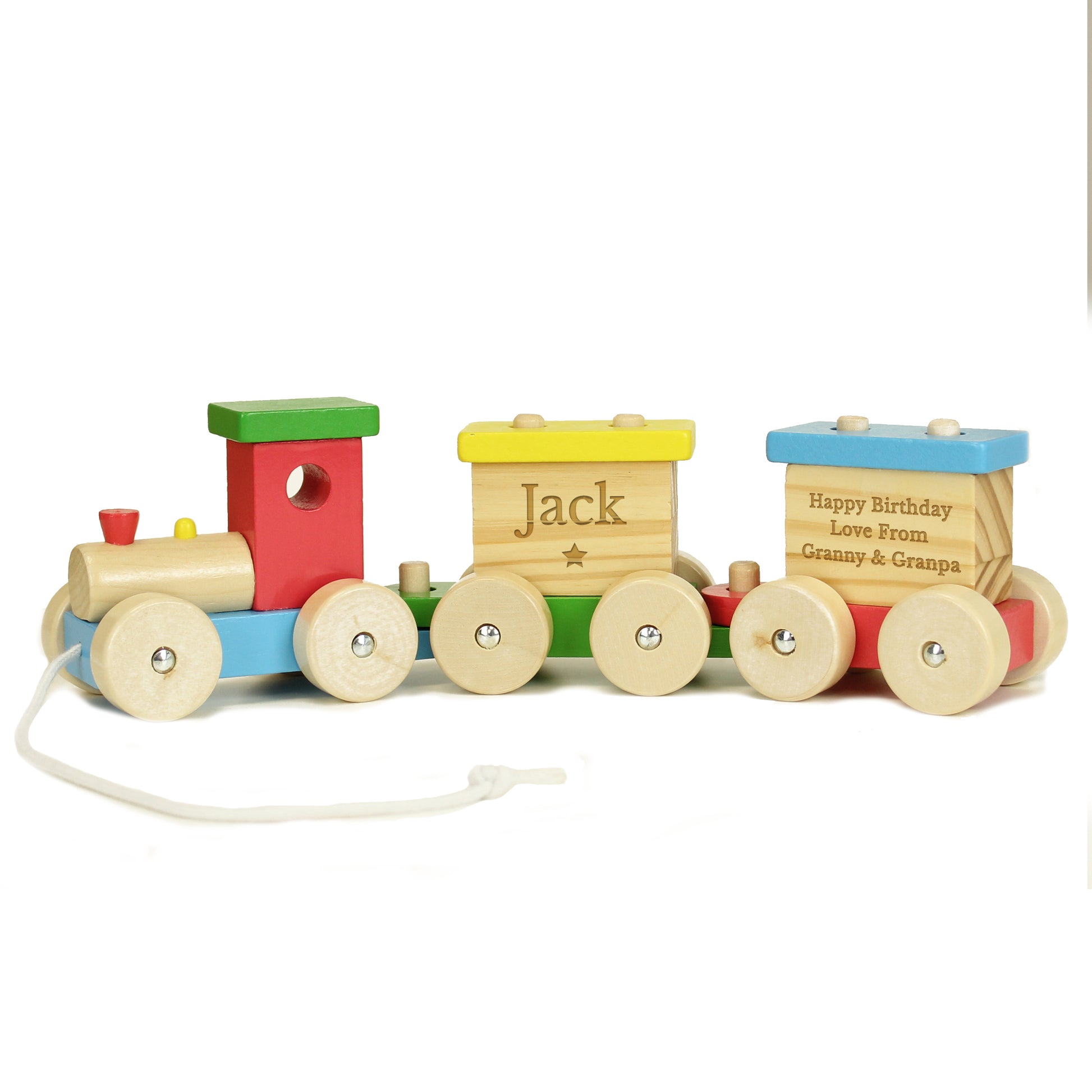 Personalised Wooden Toy Train - MK&JD Gifts