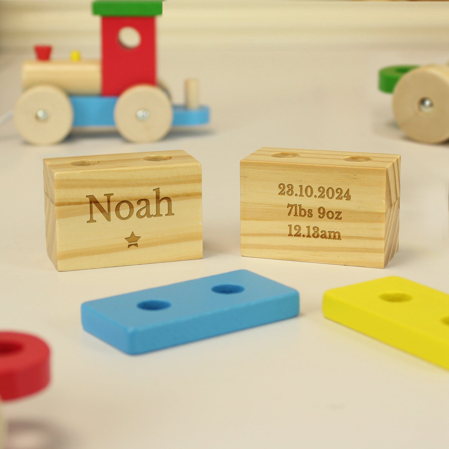 Personalised Wooden Toy Train - MK&JD Gifts