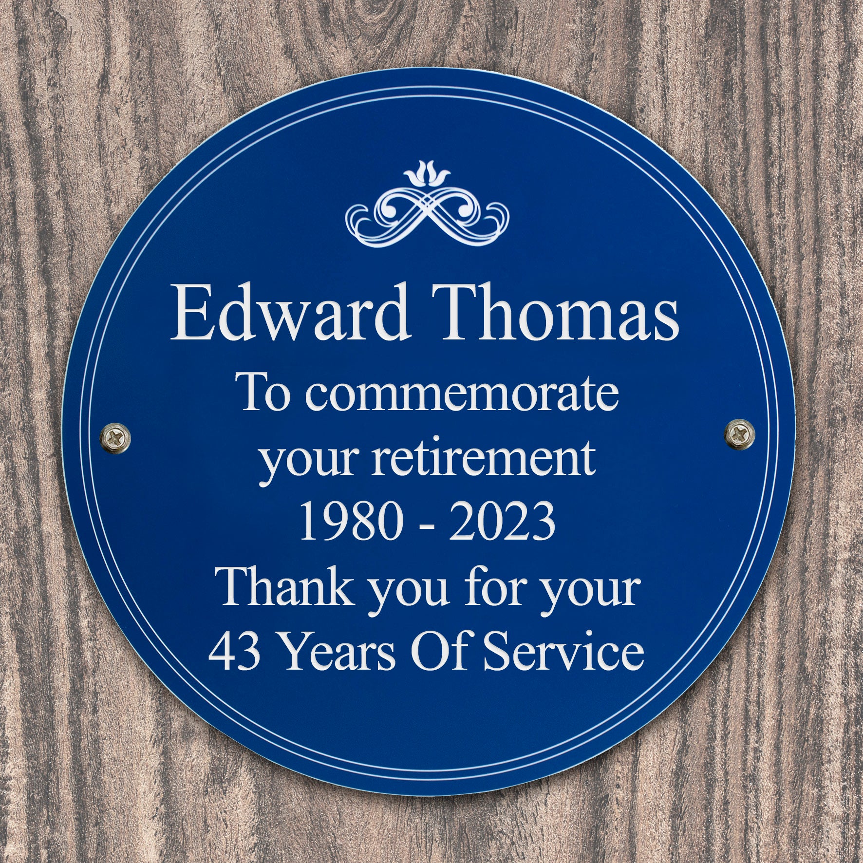 Personalised Heritage Plaque - MK&JD Gifts