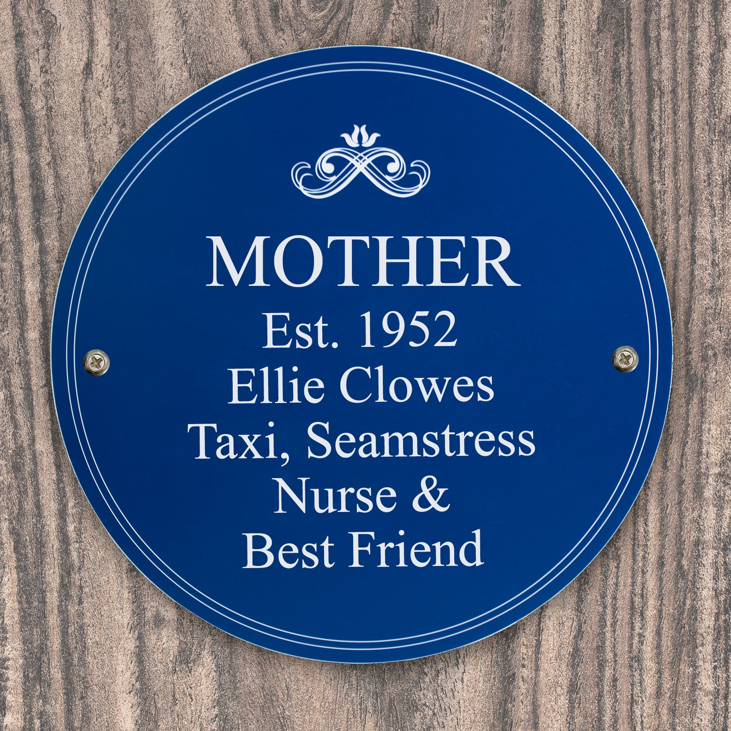 Personalised Heritage Plaque - MK&JD Gifts