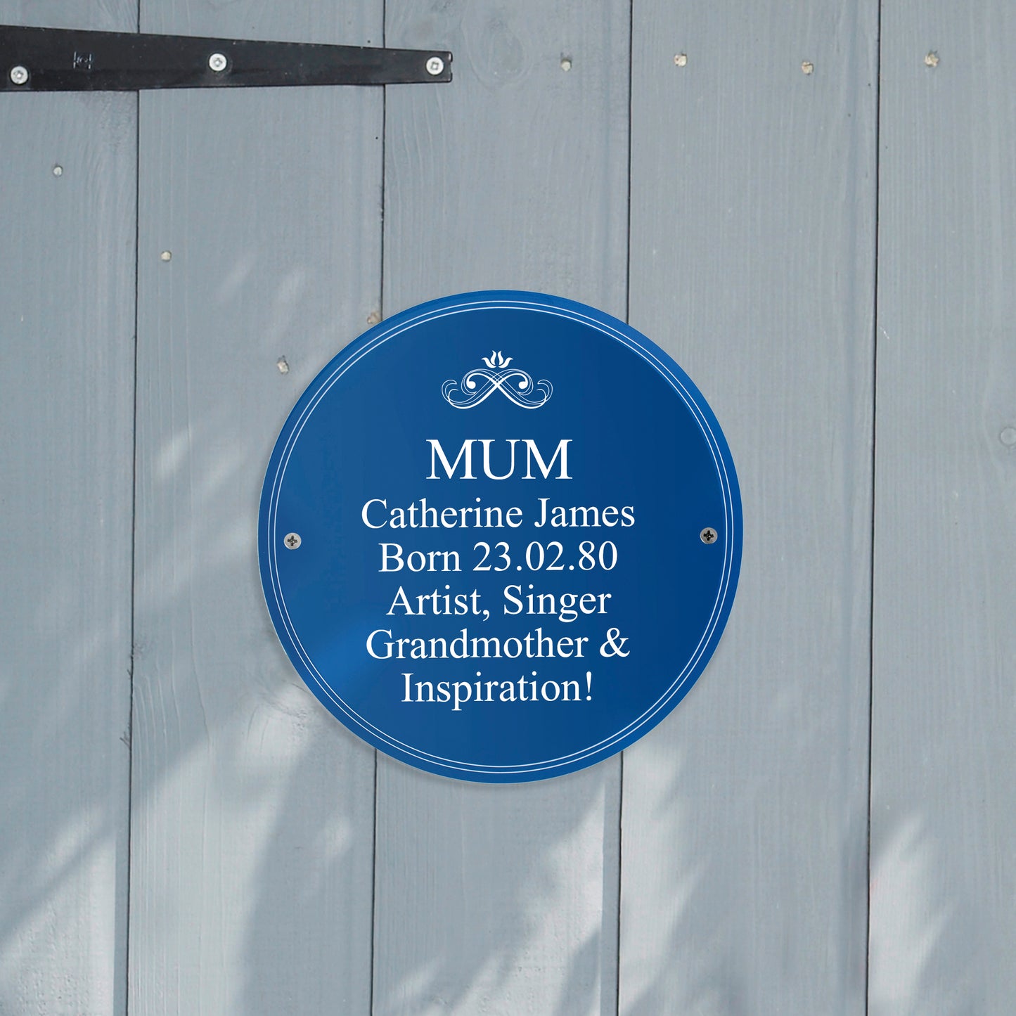 Personalised Heritage Plaque - MK&JD Gifts