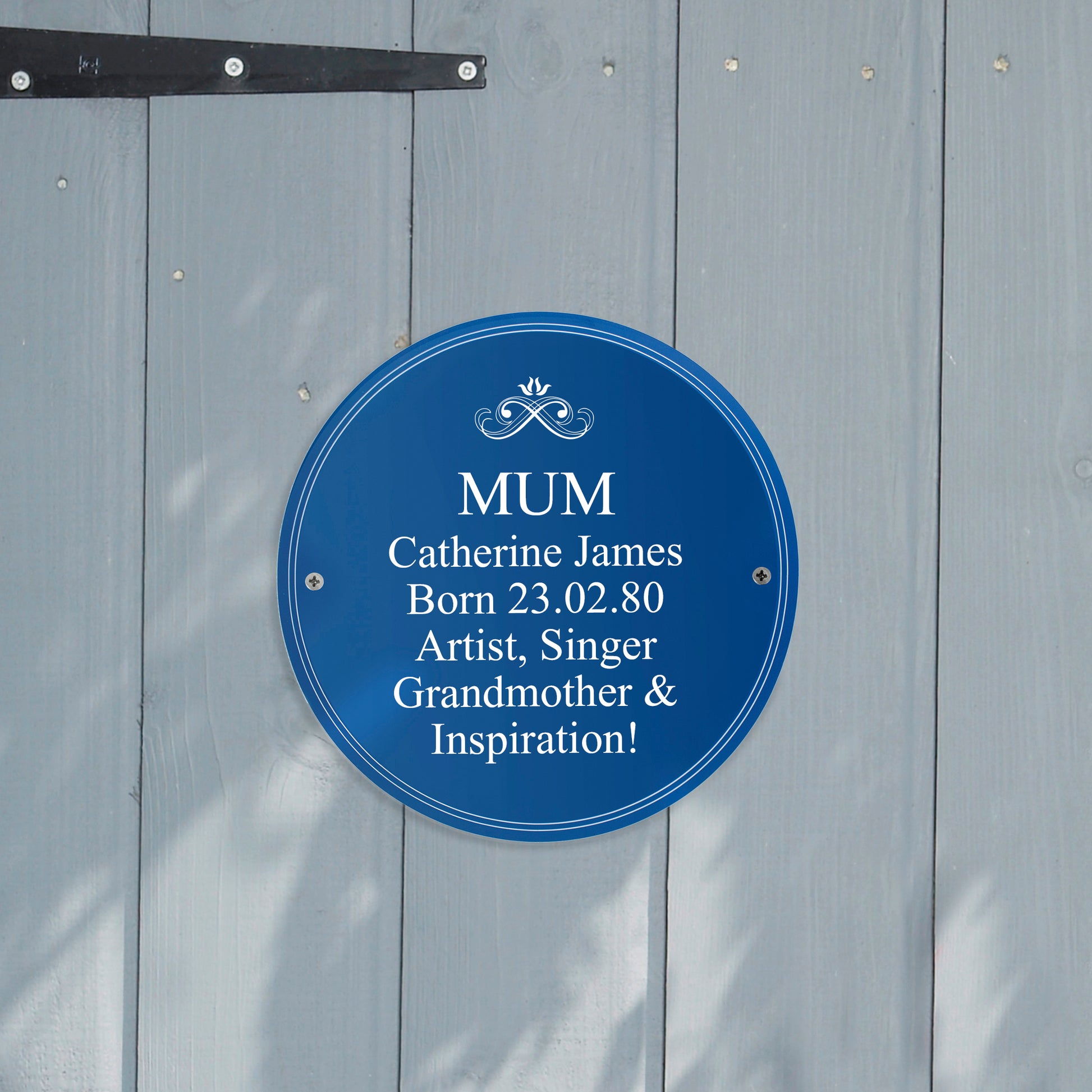 Personalised Heritage Plaque - MK&JD Gifts