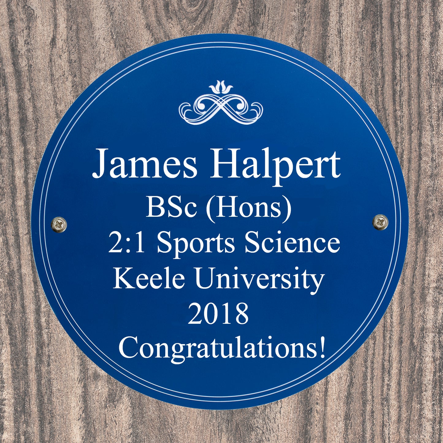 Personalised Heritage Plaque - MK&JD Gifts