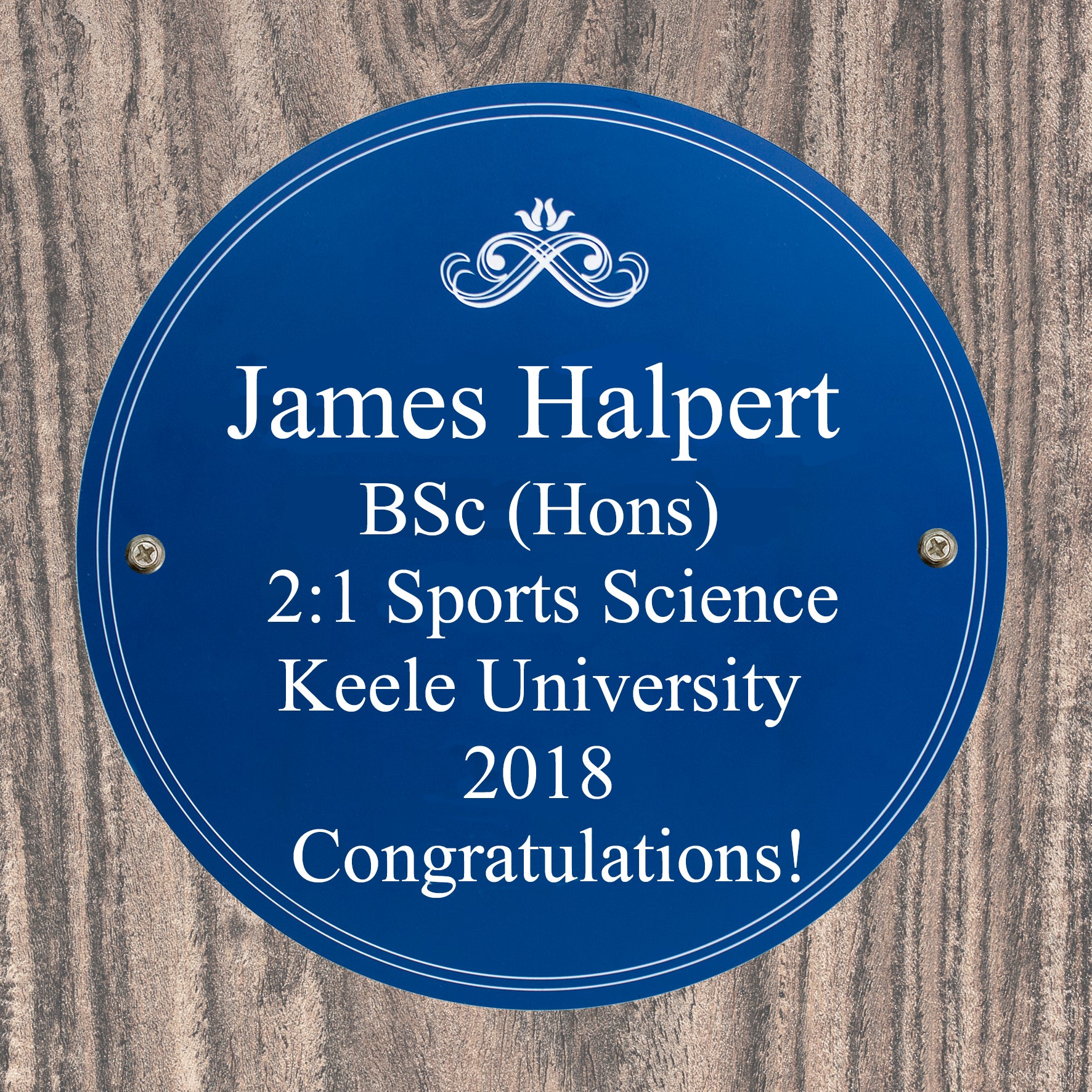 Personalised Heritage Plaque - MK&JD Gifts