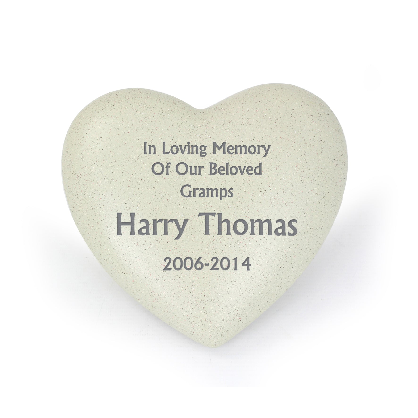Personalised Heart Memorial - MK&JD Gifts