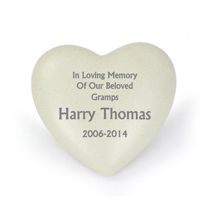 Personalised Heart Memorial - MK&JD Gifts