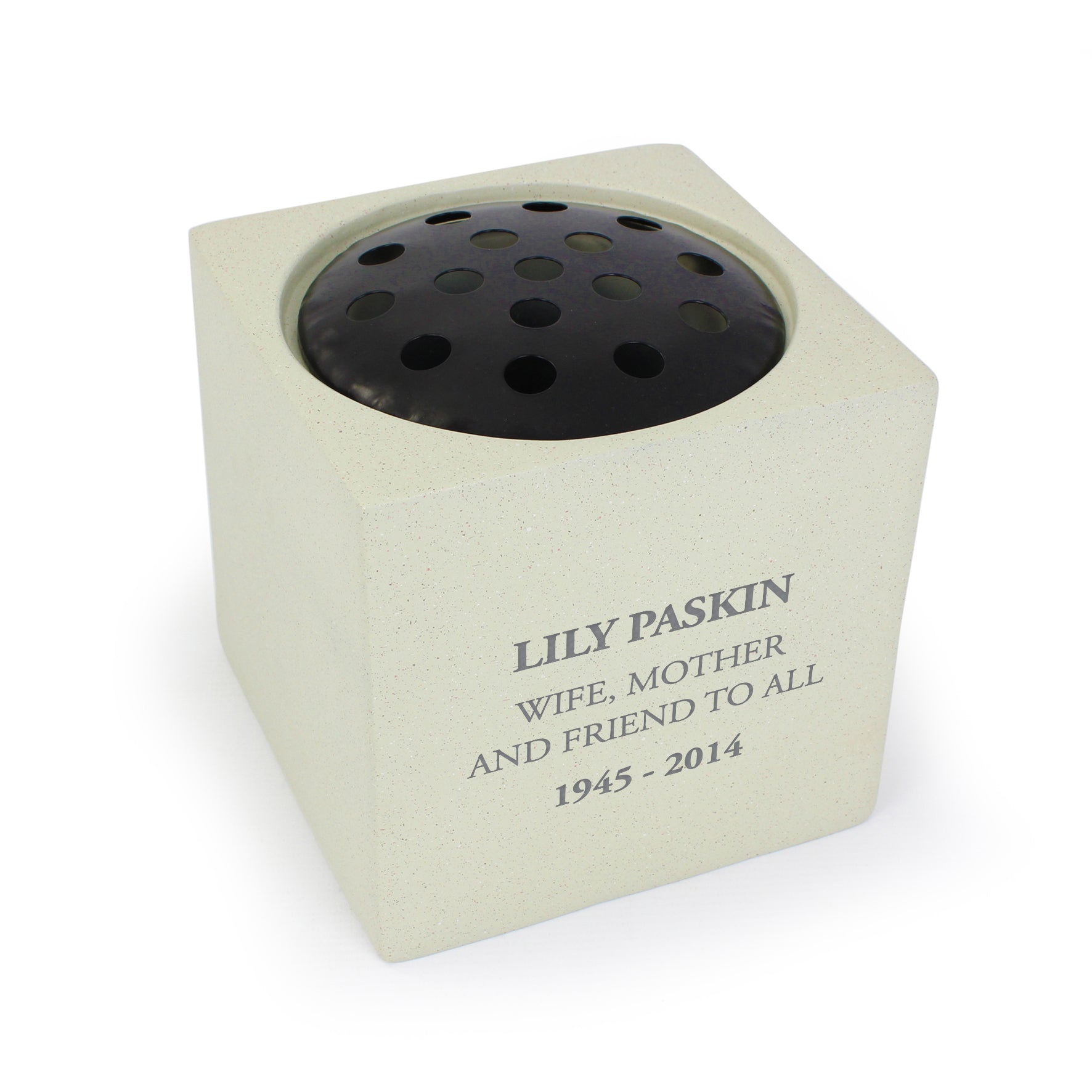 Personalised Memorial Vase - MK&JD Gifts