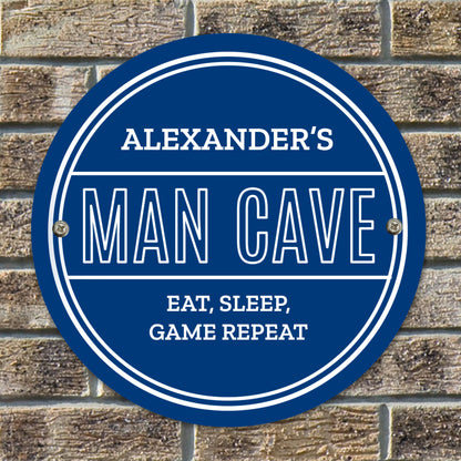 Personalised Man Cave Heritage Plaque - MK&JD Gifts