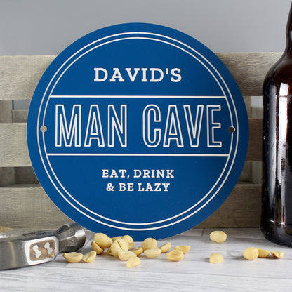 Personalised Man Cave Heritage Plaque - MK&JD Gifts