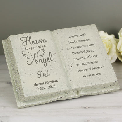 Personalised Angel Memorial Book - MK&JD Gifts