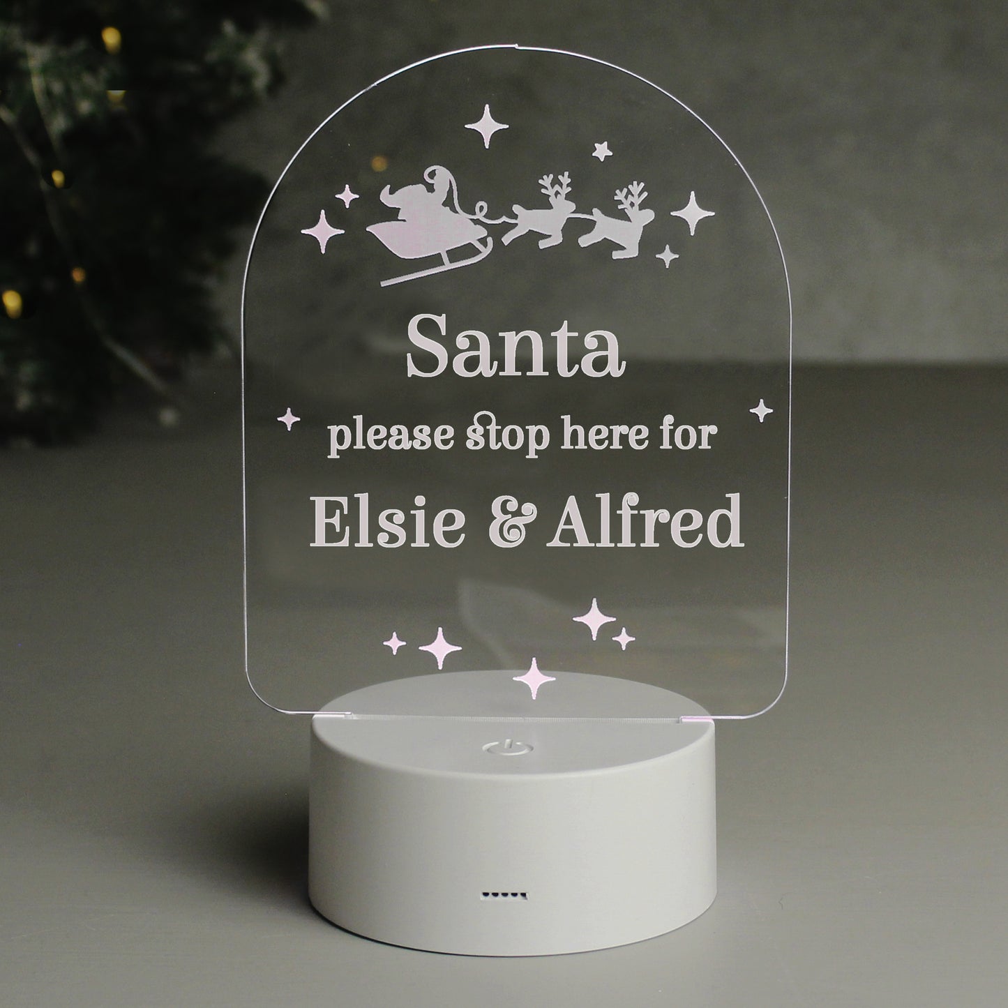 Personalised Free Text Christmas LED Light - MK&JD Gifts