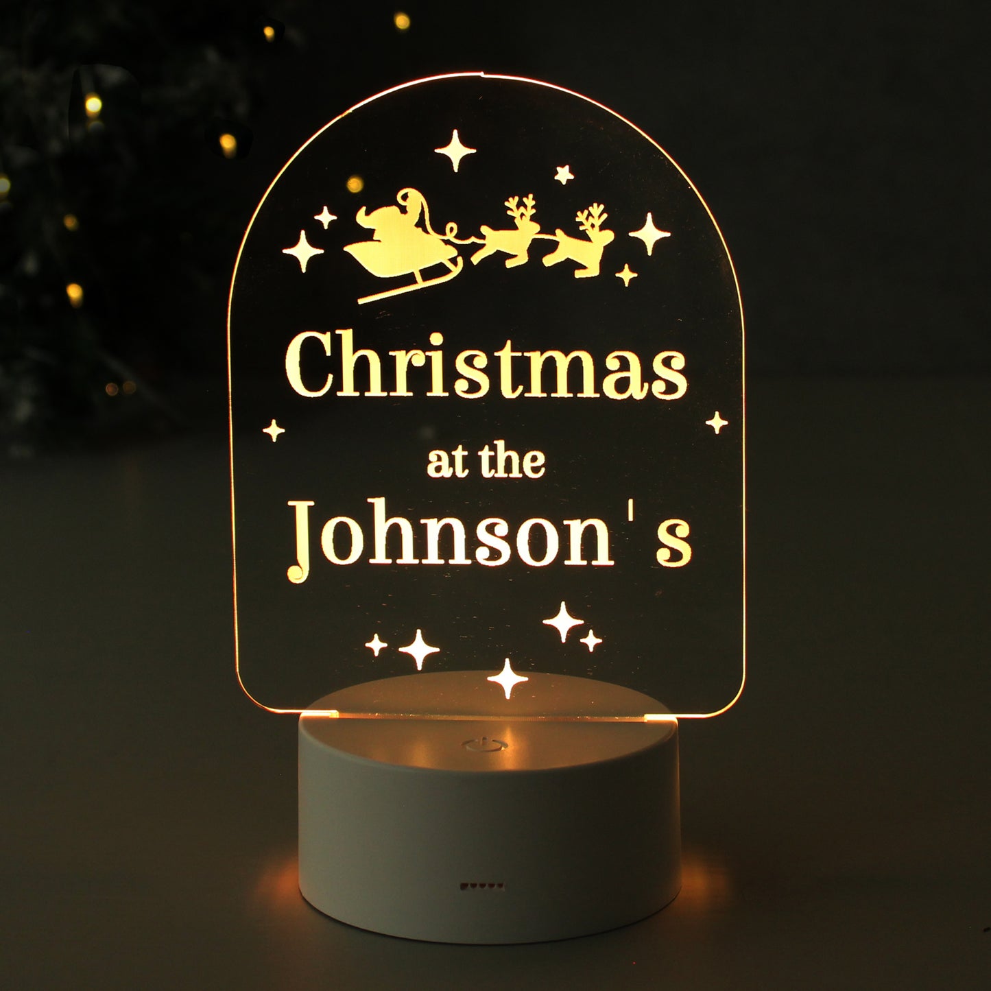 Personalised Free Text Christmas LED Light - MK&JD Gifts
