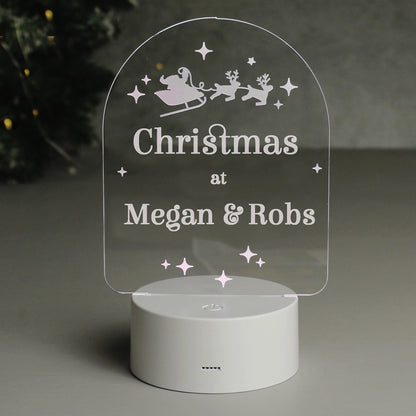 Personalised Free Text Christmas LED Light - MK&JD Gifts