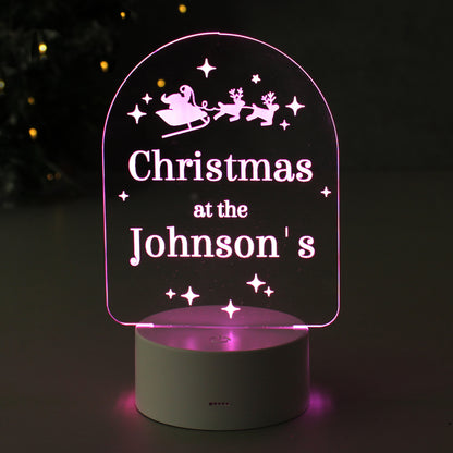 Personalised Free Text Christmas LED Light - MK&JD Gifts