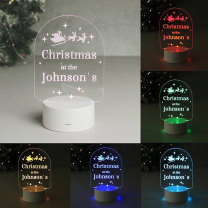 Personalised Free Text Christmas LED Light - MK&JD Gifts