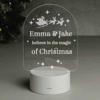 Personalised Free Text Christmas LED Light - MK&JD Gifts