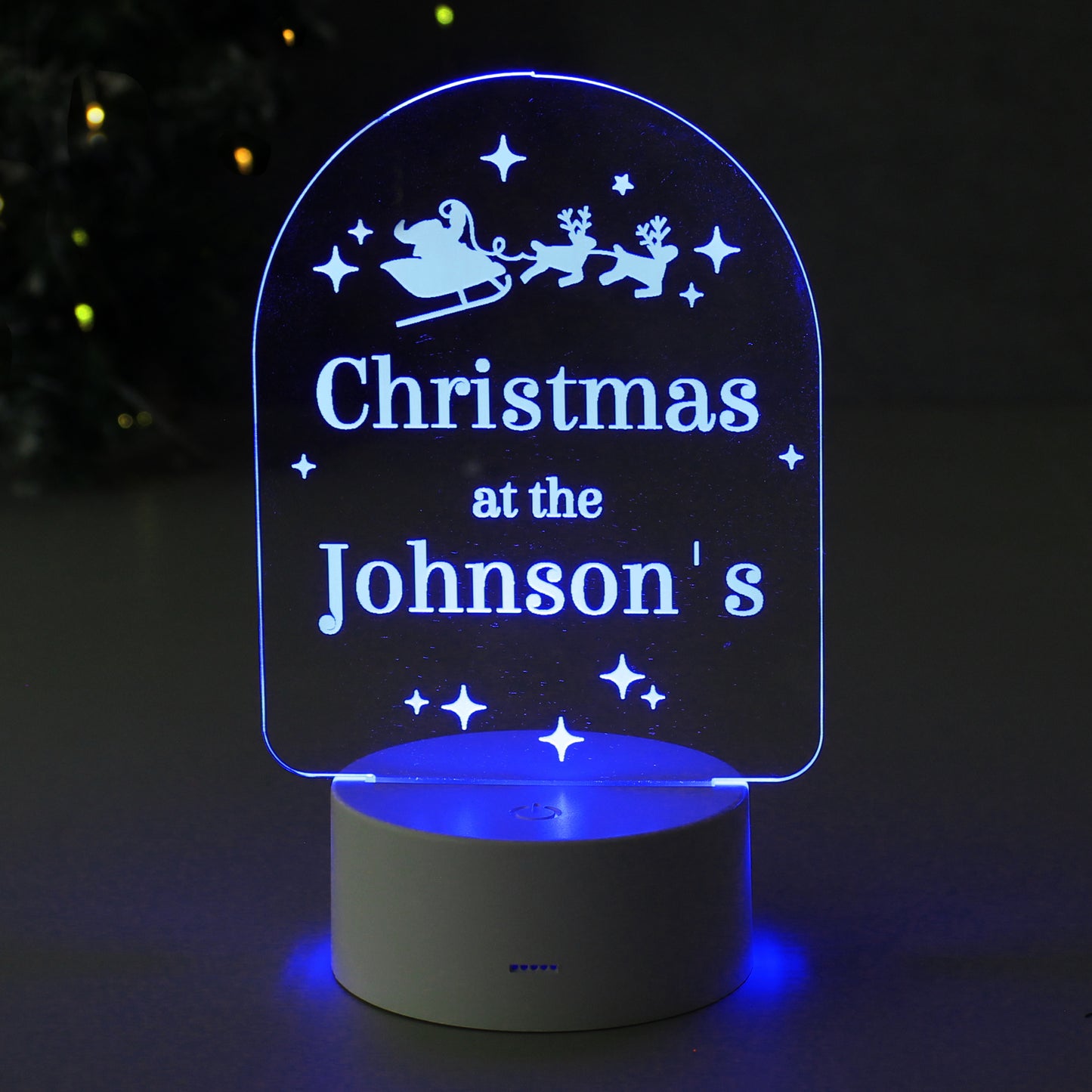 Personalised Free Text Christmas LED Light - MK&JD Gifts