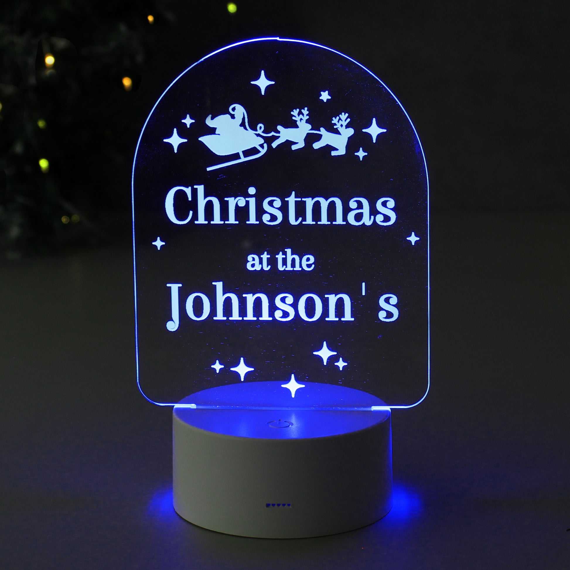 Personalised Free Text Christmas LED Light - MK&JD Gifts