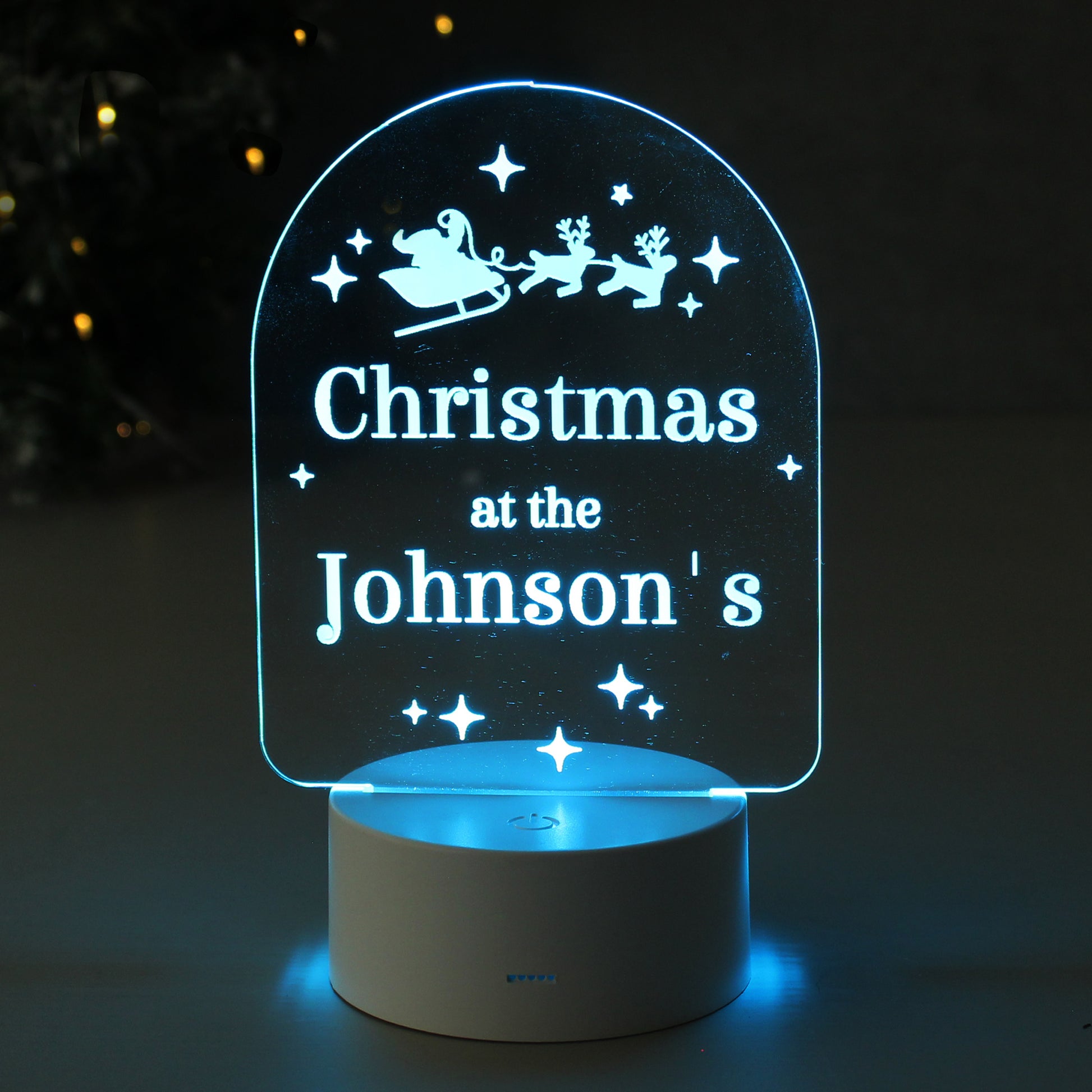 Personalised Free Text Christmas LED Light - MK&JD Gifts