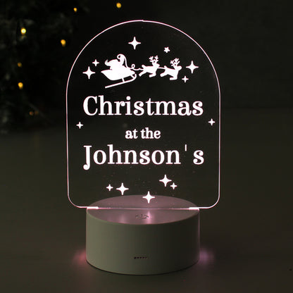 Personalised Free Text Christmas LED Light - MK&JD Gifts