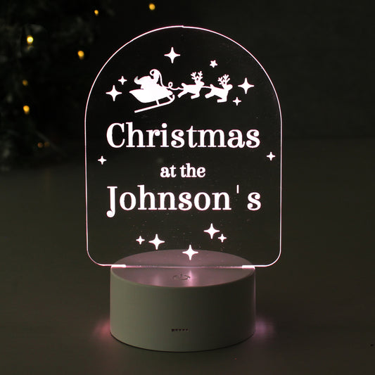 Personalised Free Text Christmas LED Light - MK&JD Gifts