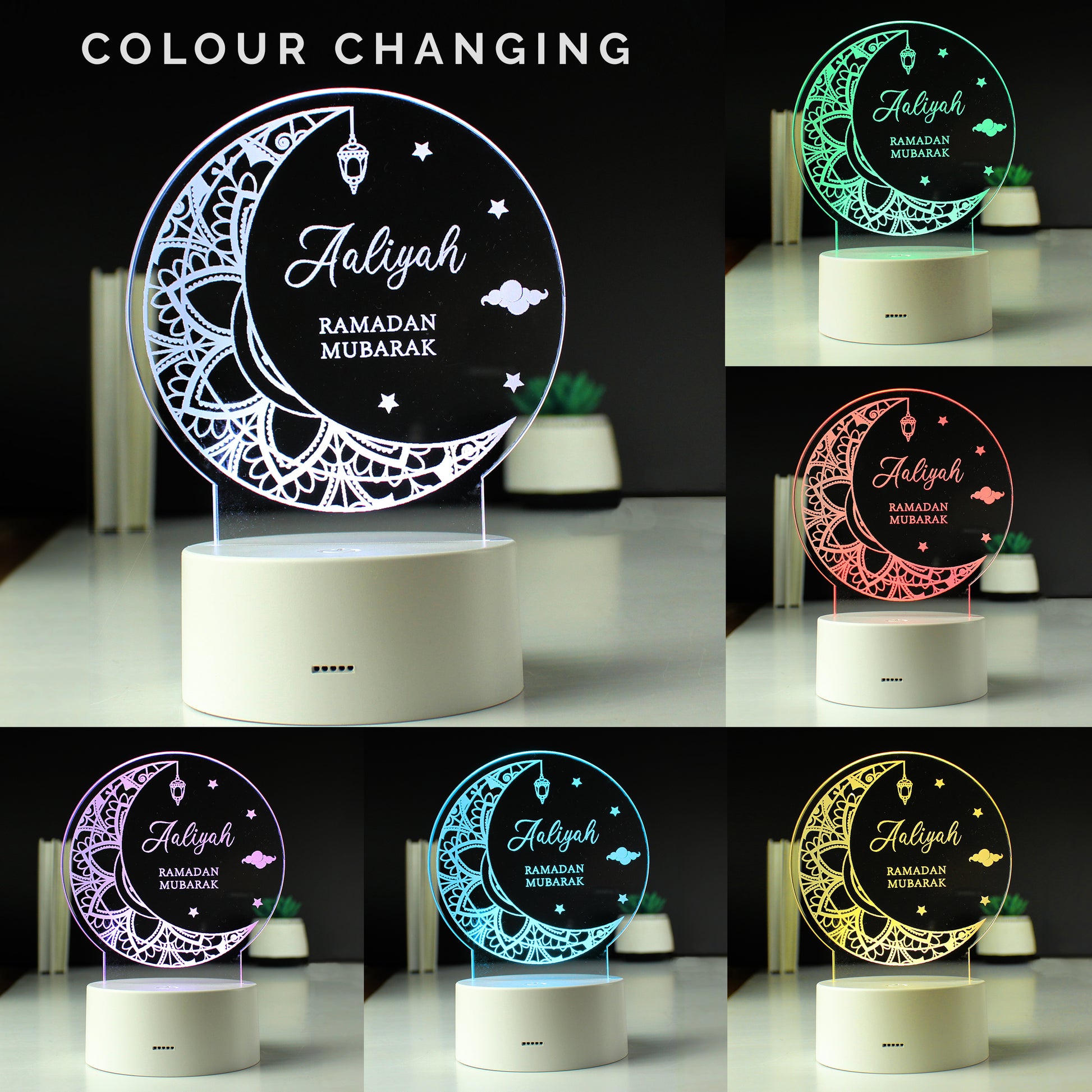 Personalised Eid and Ramadan LED Light - MK&JD Gifts
