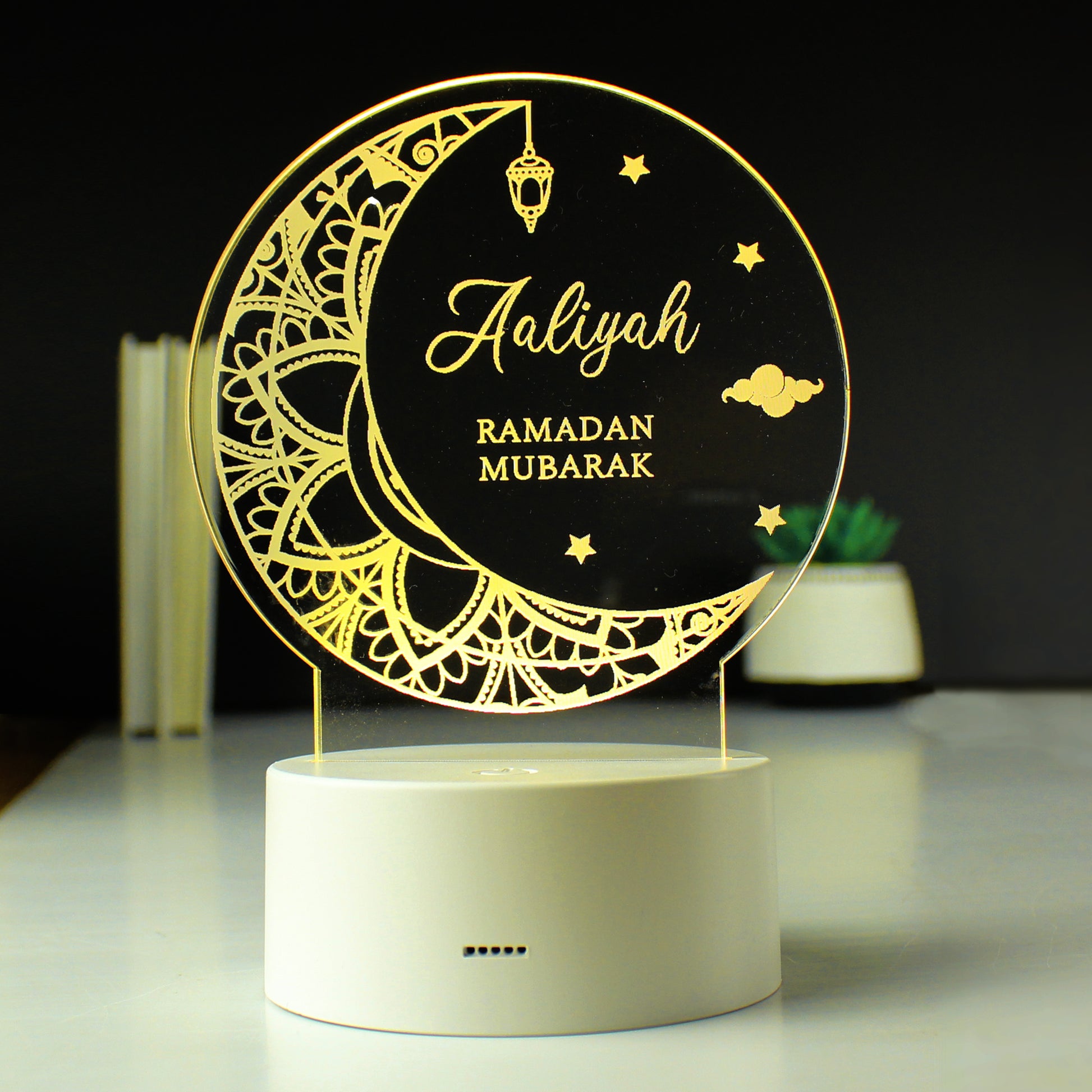 Personalised Eid and Ramadan LED Light - MK&JD Gifts