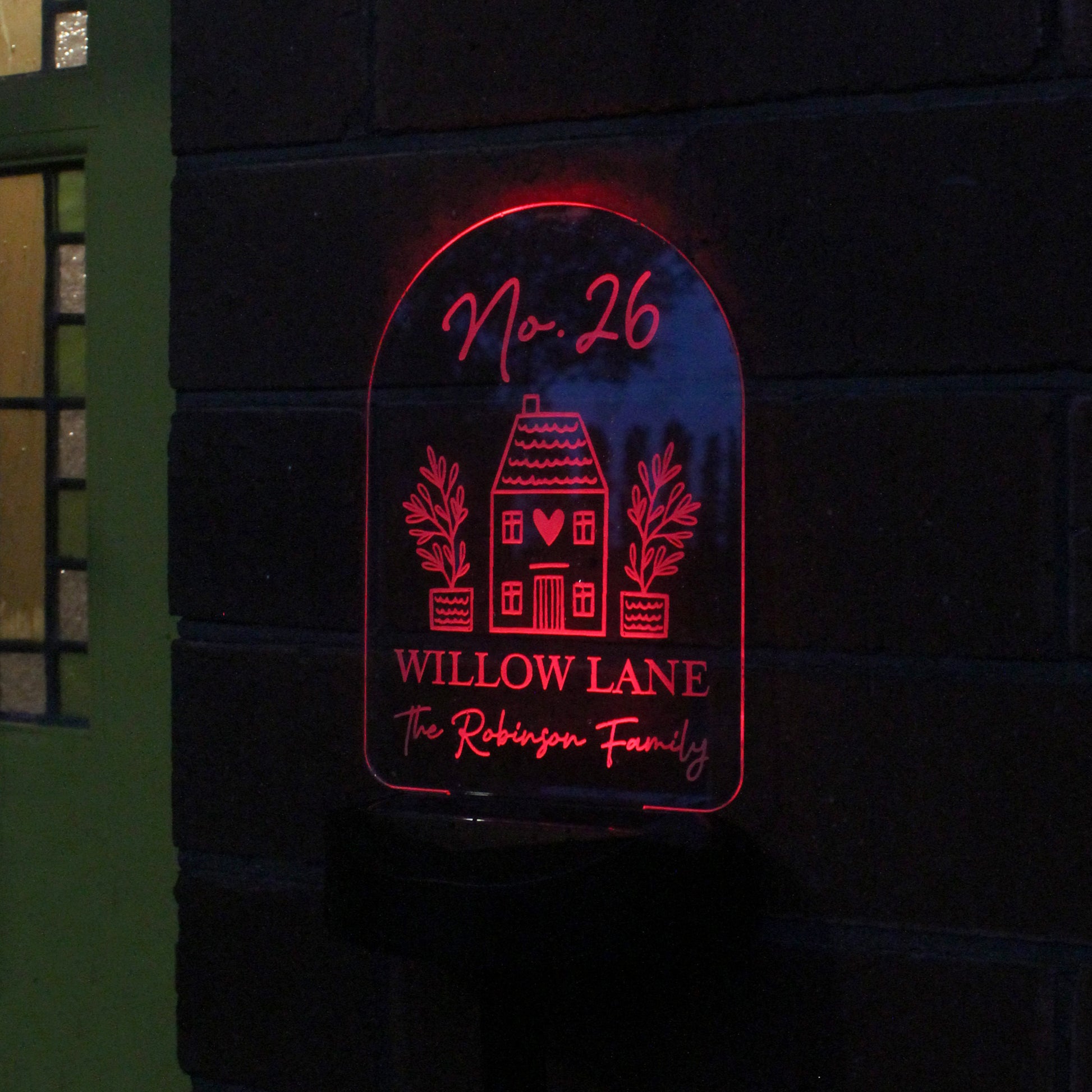 Personalised Home Outdoor Solar Light - MK&JD Gifts