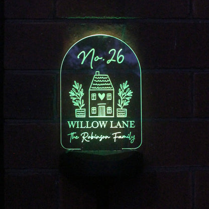 Personalised Home Outdoor Solar Light - MK&JD Gifts