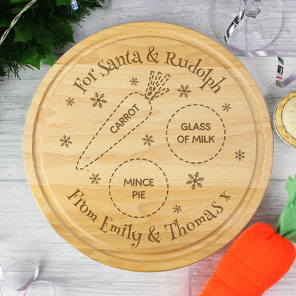 Personalised Christmas Eve Mince Pie Board - MK&JD Gifts