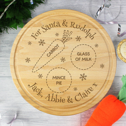 Personalised Christmas Eve Mince Pie Board - MK&JD Gifts